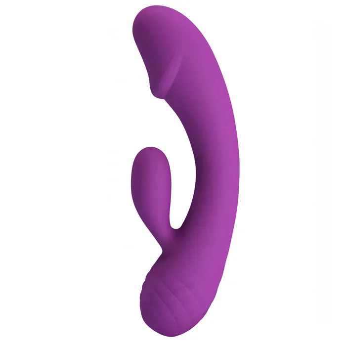 Female Sex Toys | Pretty Love Doreen Vibratore Rabbit realizzato in Silicone Soft Touch - 12 modalità di vibrazione, Extra Morbido, Ricaricabile, Viola