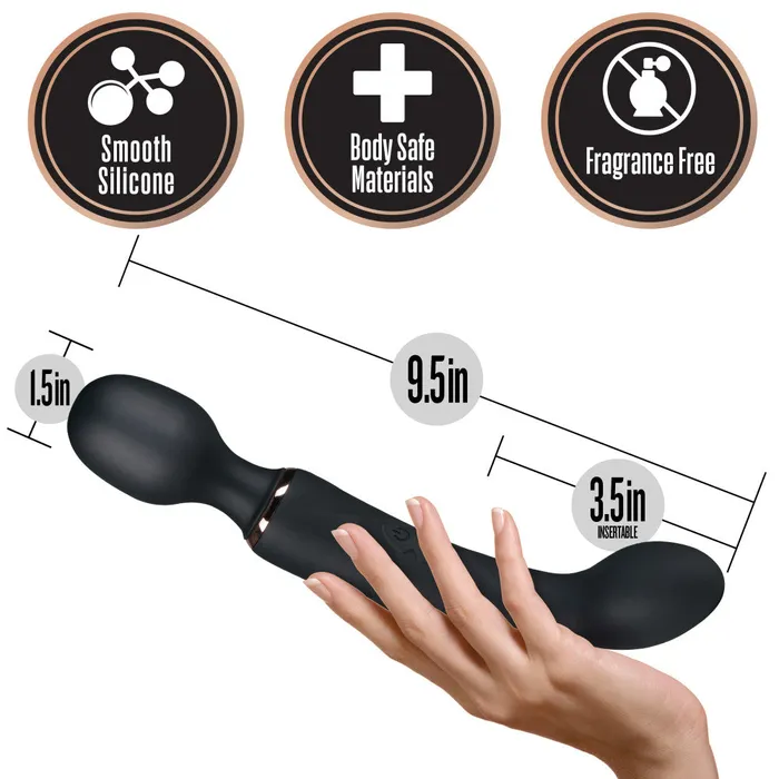 Blush Vibrators | Lush Gia - Black: Powerful G-Spot Vibrator by Blush