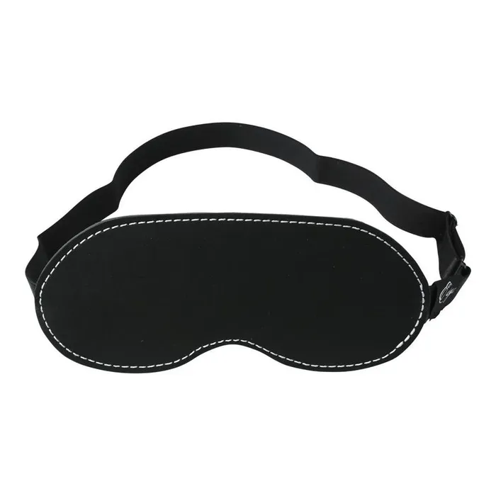 Edge Bondage Adjustable Leather Blindfold | Sport Sheets Restraints