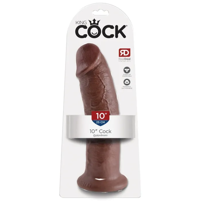 King Cock 10-Inch Cock Brown | Pipedream Dildos