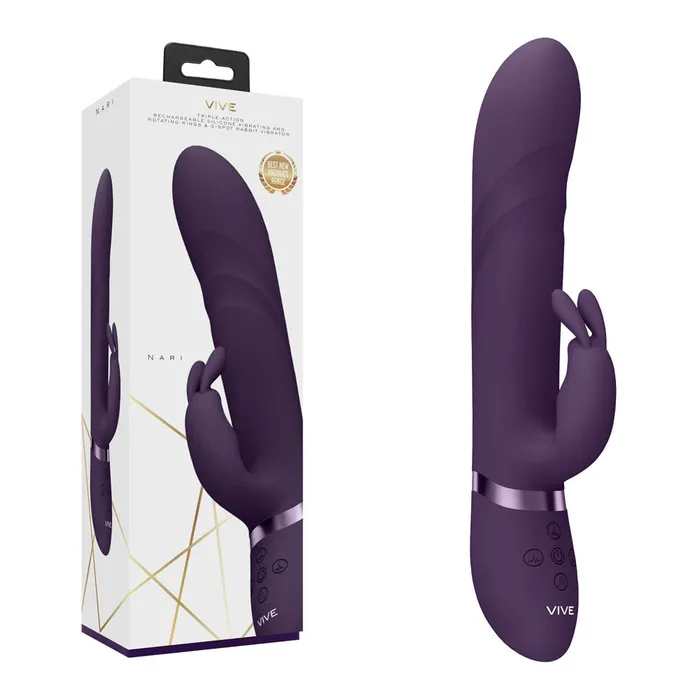 Shots Toys Vibrators VIVE Nari Purplevive053pur