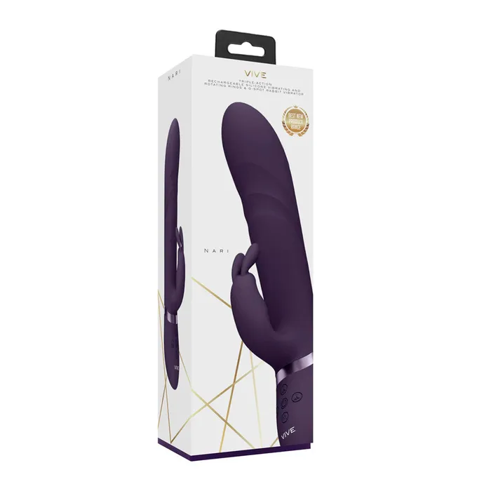 Shots Toys Vibrators | VIVE Nari - Purple-(vive053pur)