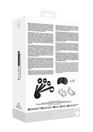 Vibrators | B&w Bed Bindings Restraint System - Shots America