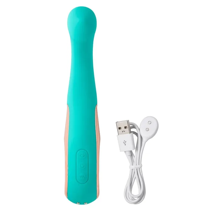 Vibrators | Cloud 9 Novelties Pro Sensual Roller Touch Tri-Function G-Spot Curved Form - Teal