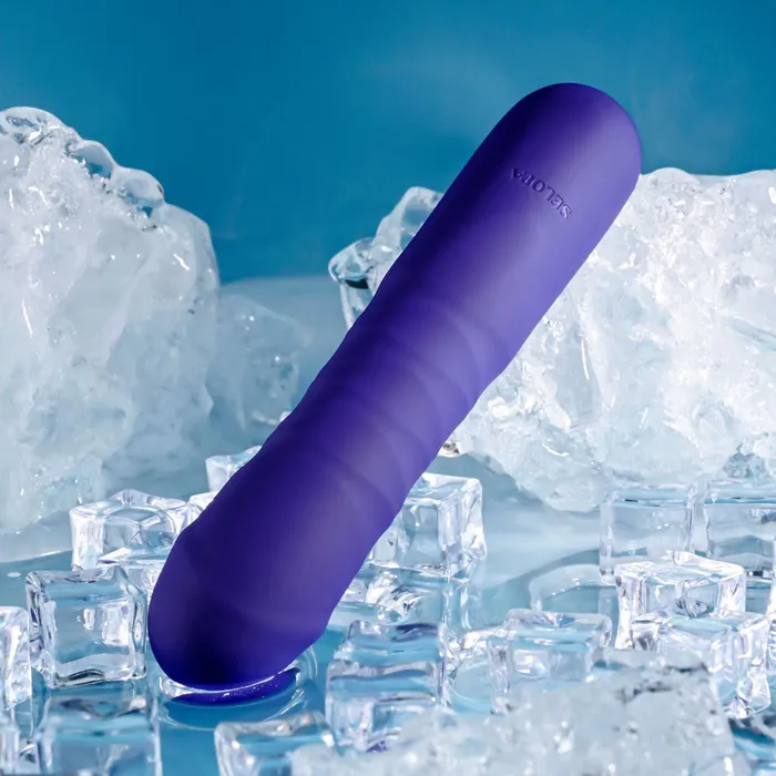 Vibrators | Selopa Selopa AMBITION - Purple 17 cm USB Rechargeable Thrusting Vibrator