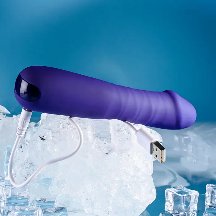 Vibrators | Selopa Selopa AMBITION - Purple 17 cm USB Rechargeable Thrusting Vibrator