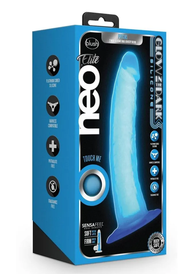 Female Sex Toys Neo Elite Neo Elite Glow In The Dark Dildo