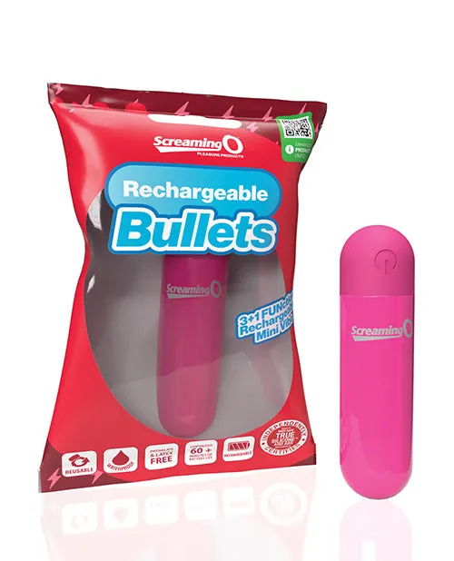 Female Sex Toys Screaming O Rechargeable Bullets Bushman Products