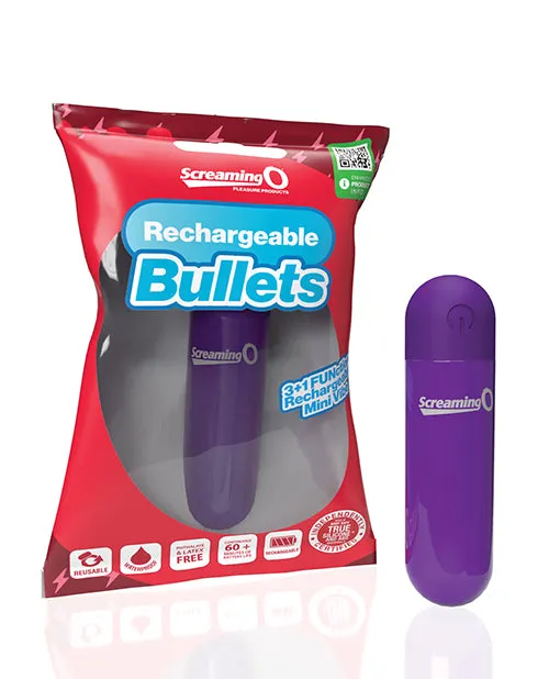 Female Sex Toys Screaming O Rechargeable Bullets Bushman Products