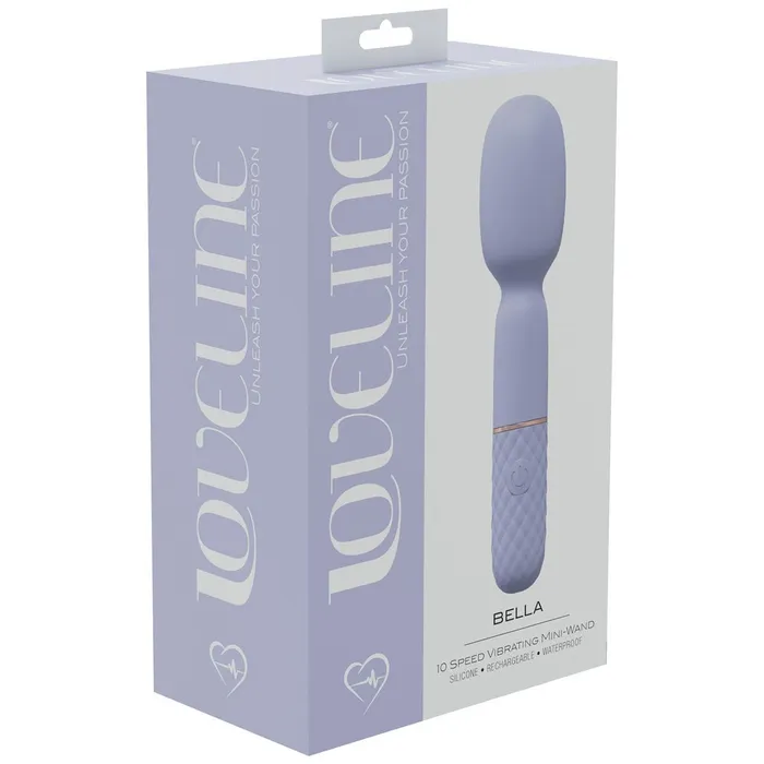 Shots Toys Vibrators LOVELINE Bella Lavender 14 cm USB Rechargeable Massage Wand