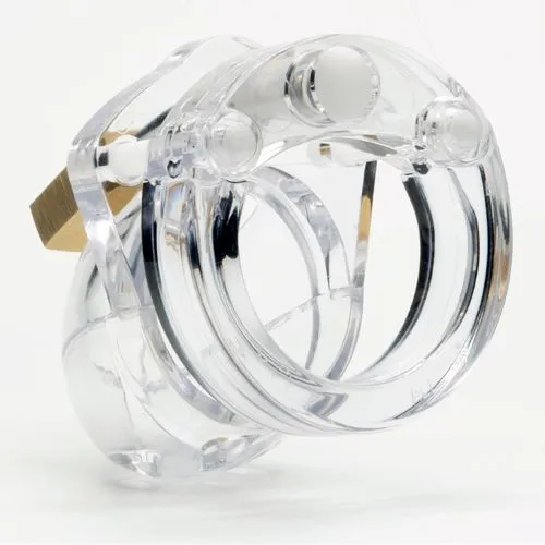 CBX Male Chastity Male Sex Toys Minime Kit 125in Clear Cock Cage