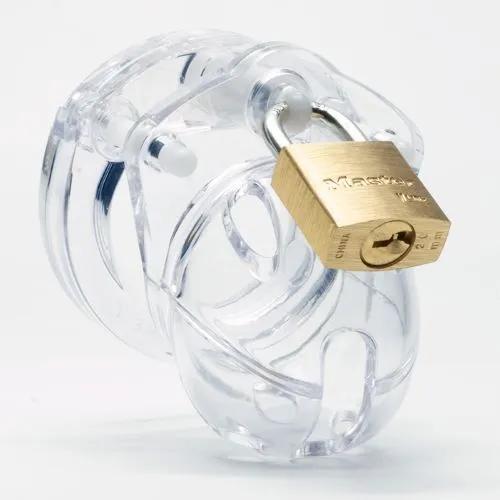 CBX Male Chastity Male Sex Toys Minime Kit 125in Clear Cock Cage