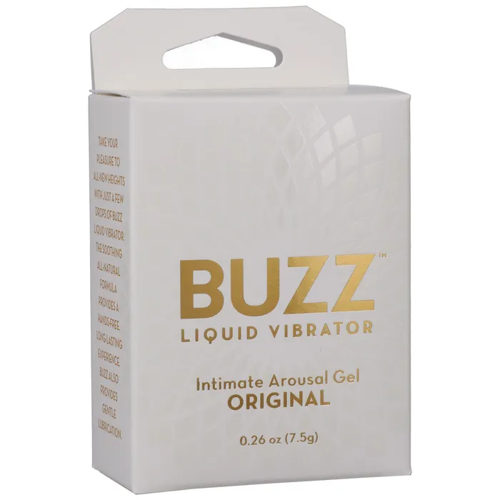 Doc Johnson Female Sex Toys Buzz Liquid Vibrator Intimate Arousal Gel 026 Oz