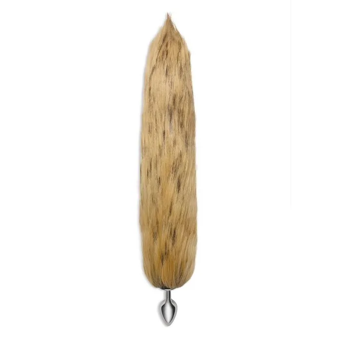 Furry Tales 14 Inch Brown Foxtail Metal Butt Plug Whipsmart Anal