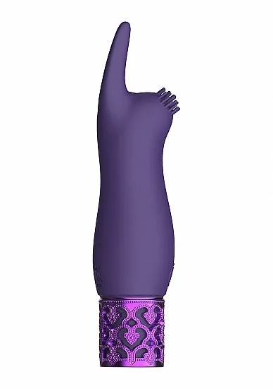 Royal Gems Elegance Purple Rechargeable Silicone Bullet SHOTS AMERICA Female Sex Toys