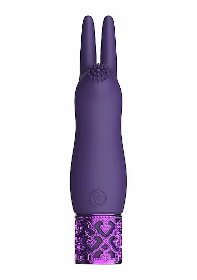 Royal Gems Elegance Purple Rechargeable Silicone Bullet SHOTS AMERICA Female Sex Toys