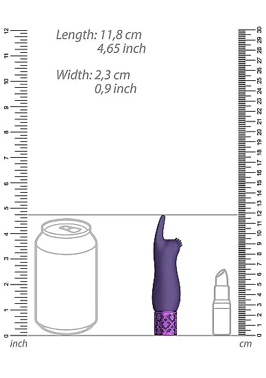 Royal Gems Elegance Purple Rechargeable Silicone Bullet SHOTS AMERICA Female Sex Toys