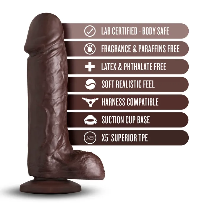 Blush Novelties Dildos Loverboy the Movie Star Chocolate
