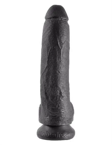 Pipedream Dildos King Cock 9Inch Cock With Balls Black