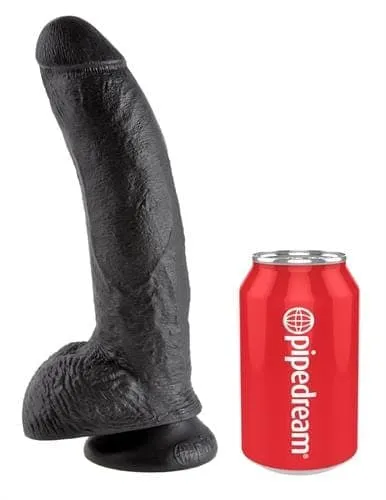Pipedream Dildos King Cock 9Inch Cock With Balls Black