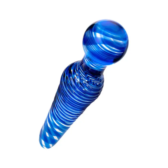 Dildos Sexus Glass Sexus Glass Dildo Blue 17cm