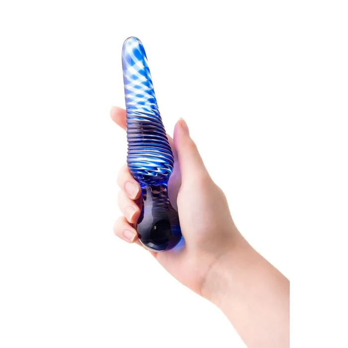 Dildos Sexus Glass Sexus Glass Dildo Blue 17cm